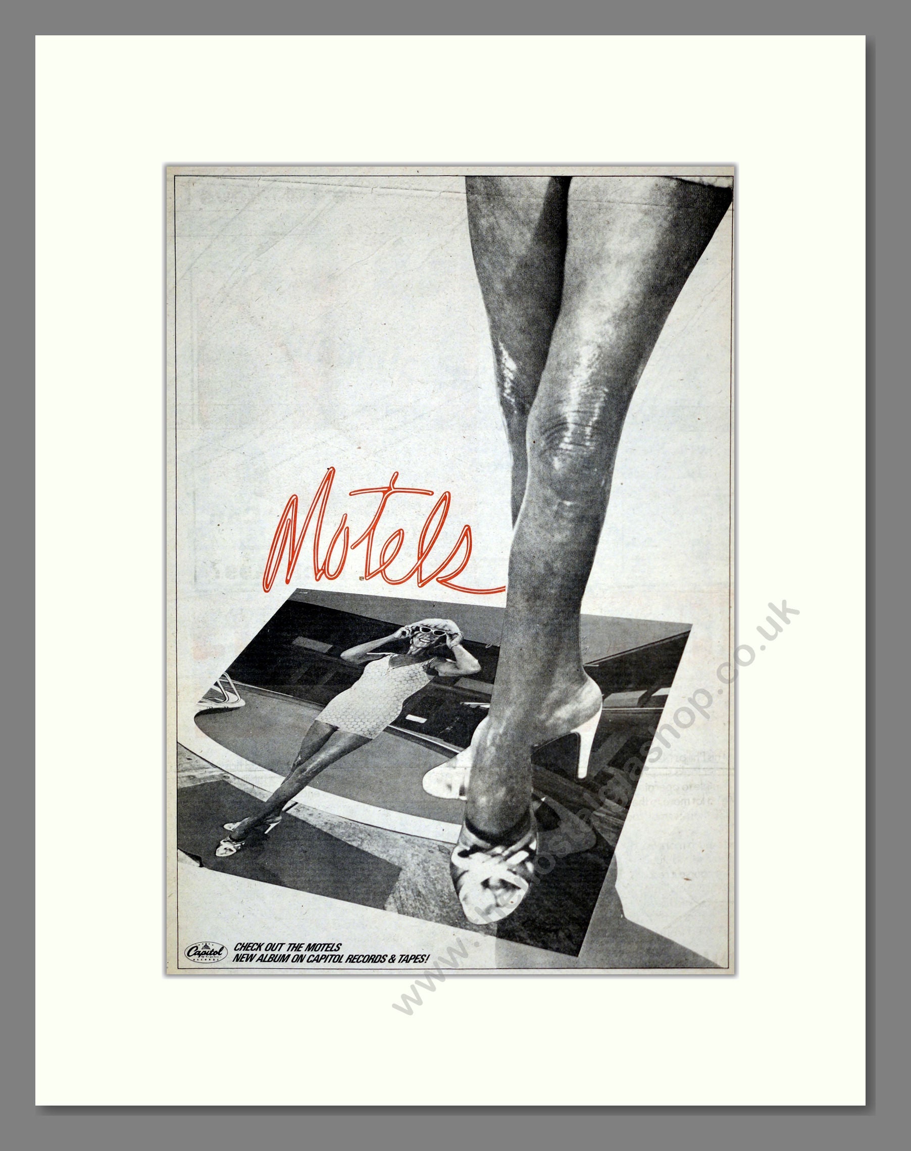 Motels - Self Titled. Vintage Advert 1979 (ref AD17945)