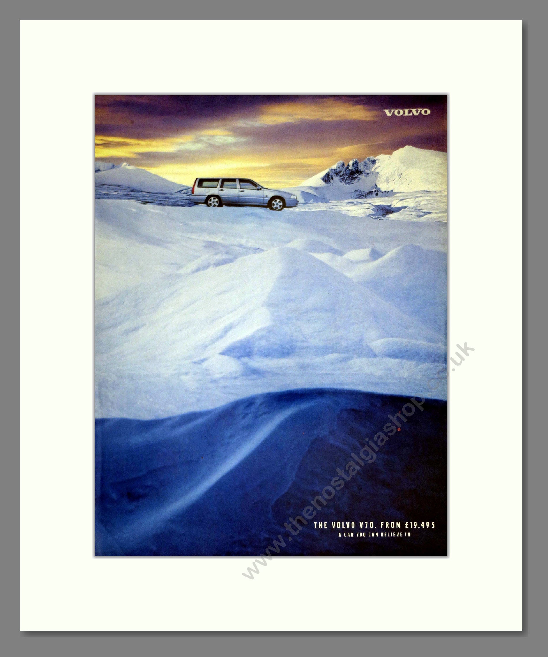 Volvo - V70. Vintage Advert 1999 (ref AD62024)