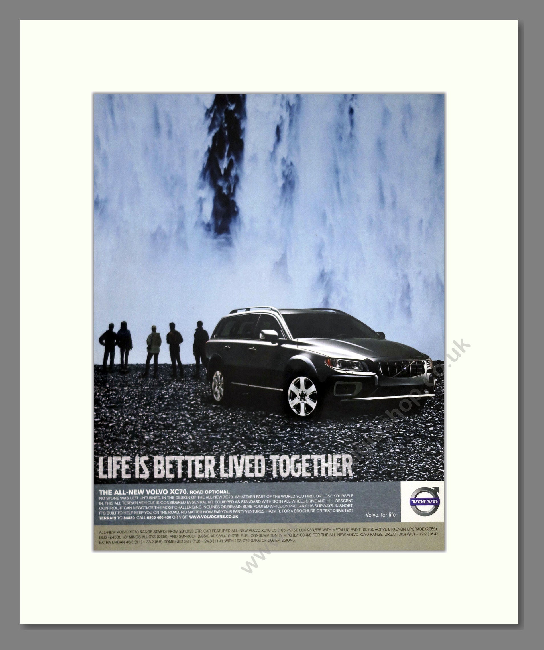 Volvo - XC70. Vintage Advert 2007 (ref AD62026)