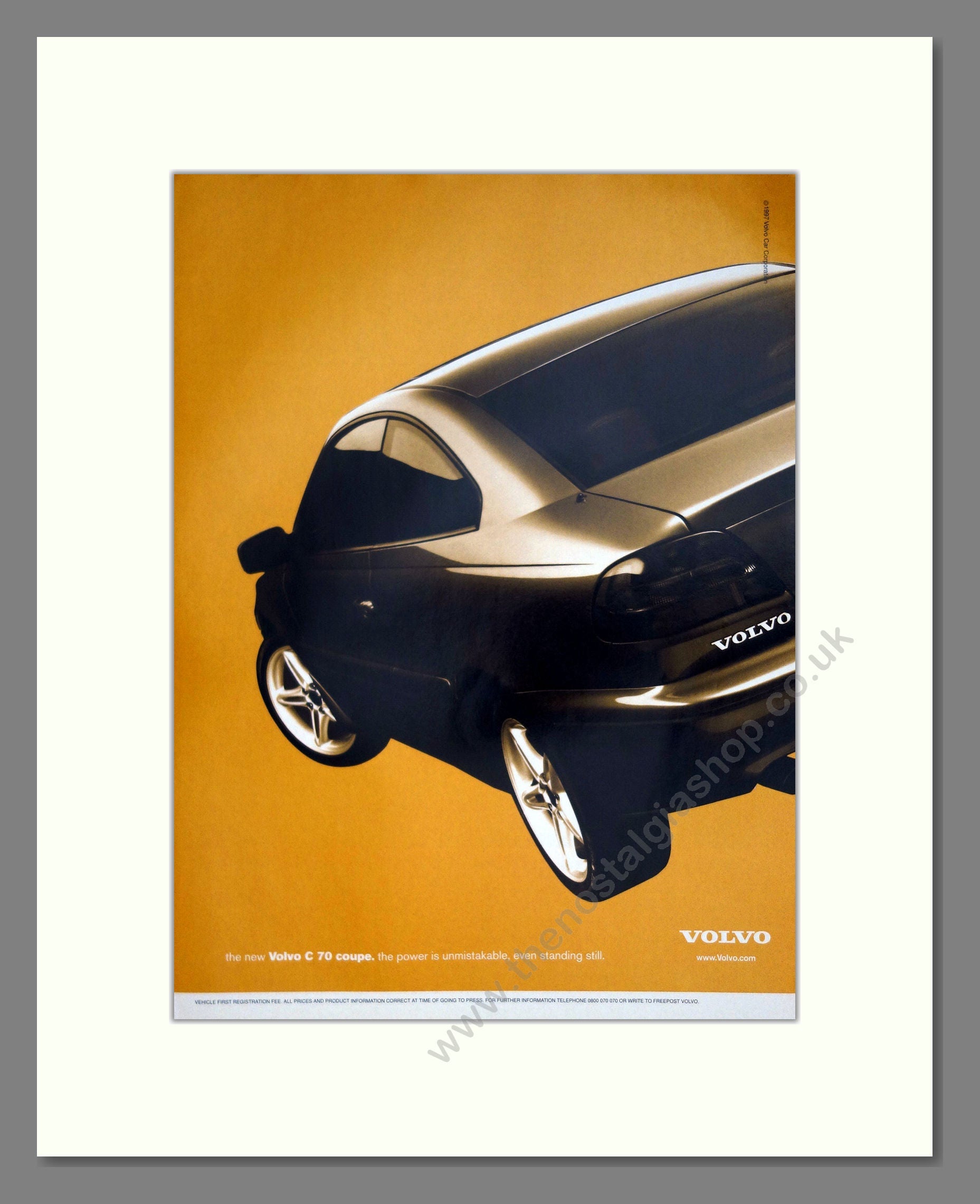 Volvo - C70 Coupe. Vintage Advert 1998 (ref AD62039)