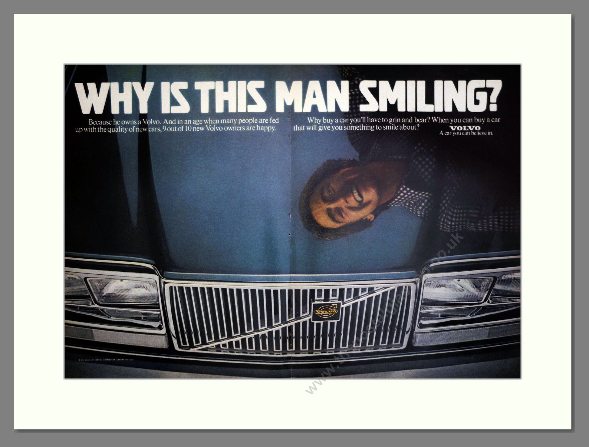 Volvo - Smiling. Vintage Advert 1979 (ref AD62109)