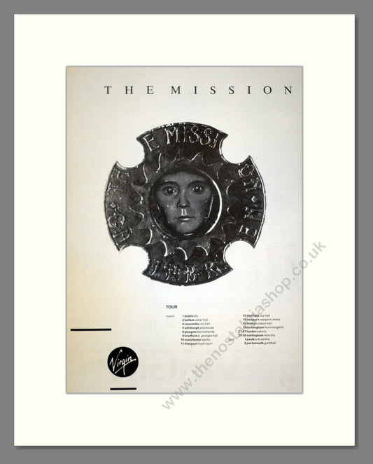 Mission (The) - UK Tour. Vintage Advert 1988 (ref AD17972)