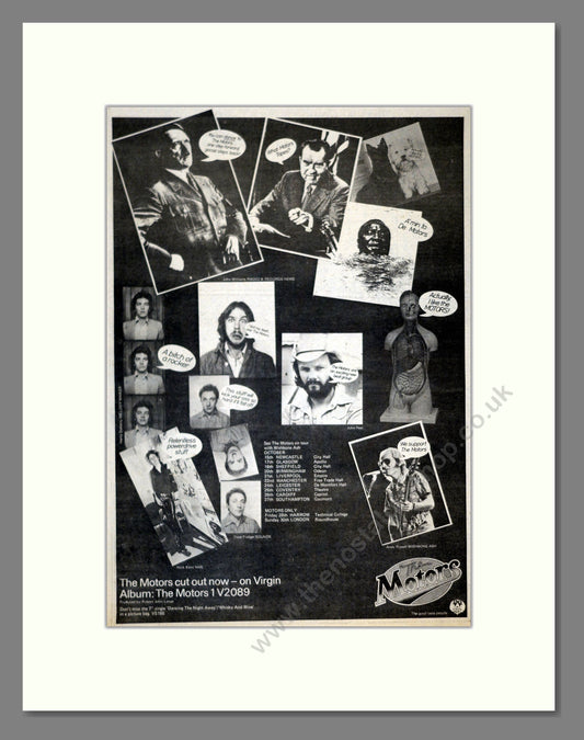 Motors (The) - The Motors 1 V2089. Vintage Advert 1977 (ref AD17983)