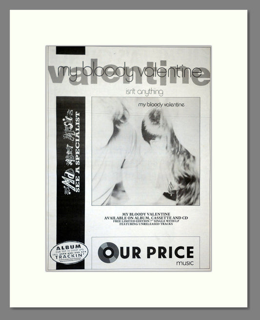My Bloody Valentine - Isn't Anything . Vintage Advert 1988 (ref AD17993)