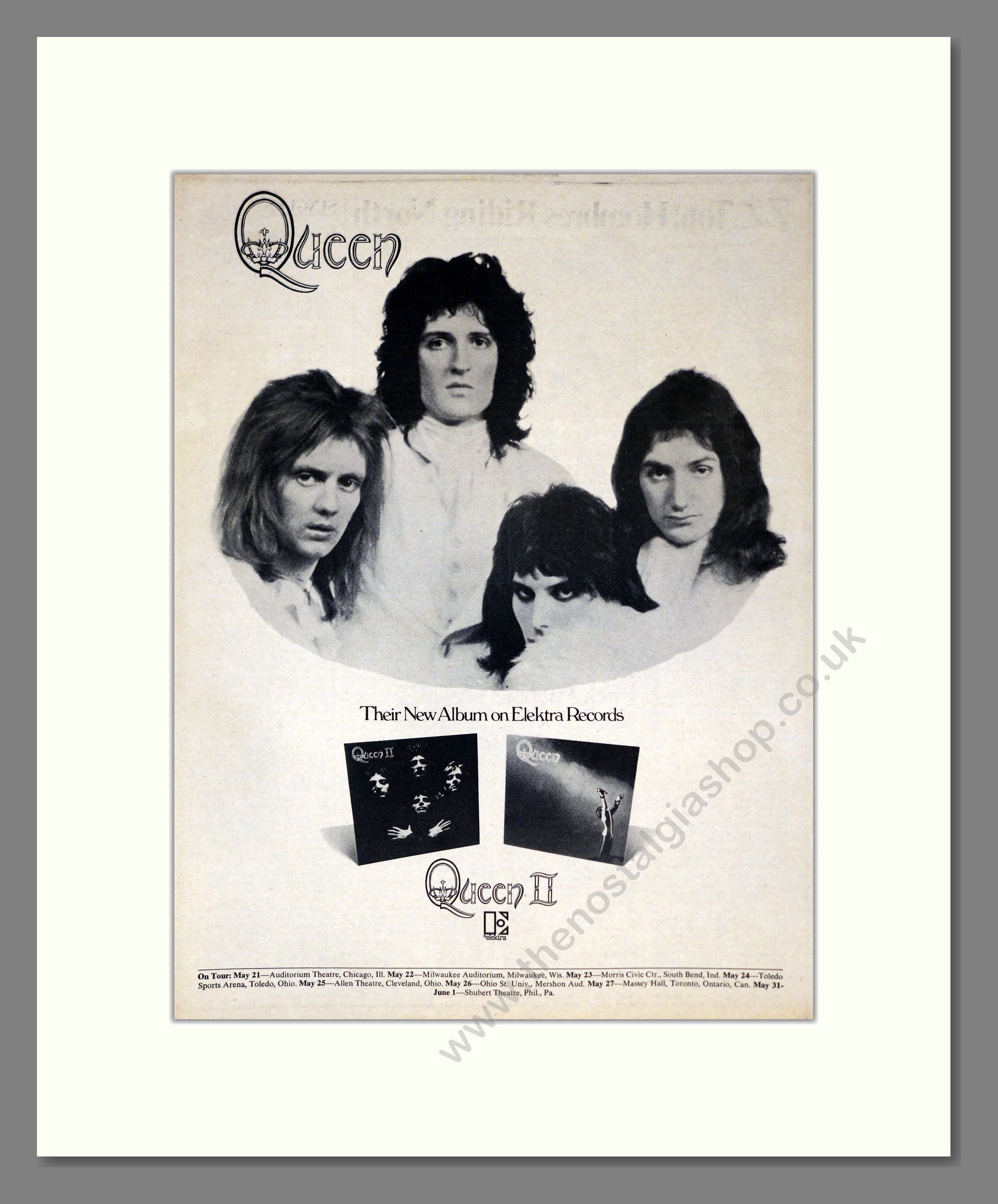 Queen - Queen II. Vintage Advert 1974 (ref AD301872)