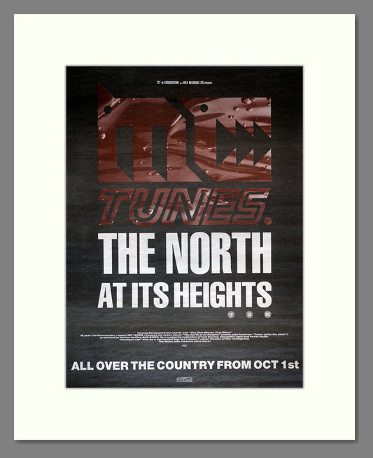 MC Tunes - The North At It's Heights. Vintage Advert 1990 (ref AD18063)