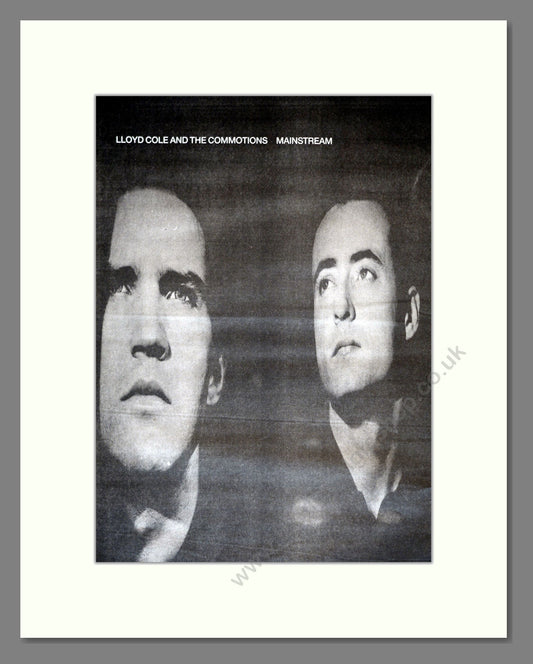 Lloyd Cole And The Commotions - Mainstream Double Advert. Vintage Advert 1987 (ref AD18064)