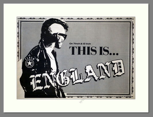 Clash (The) - This Is England. Vintage Advert 1985 (ref AD62125)
