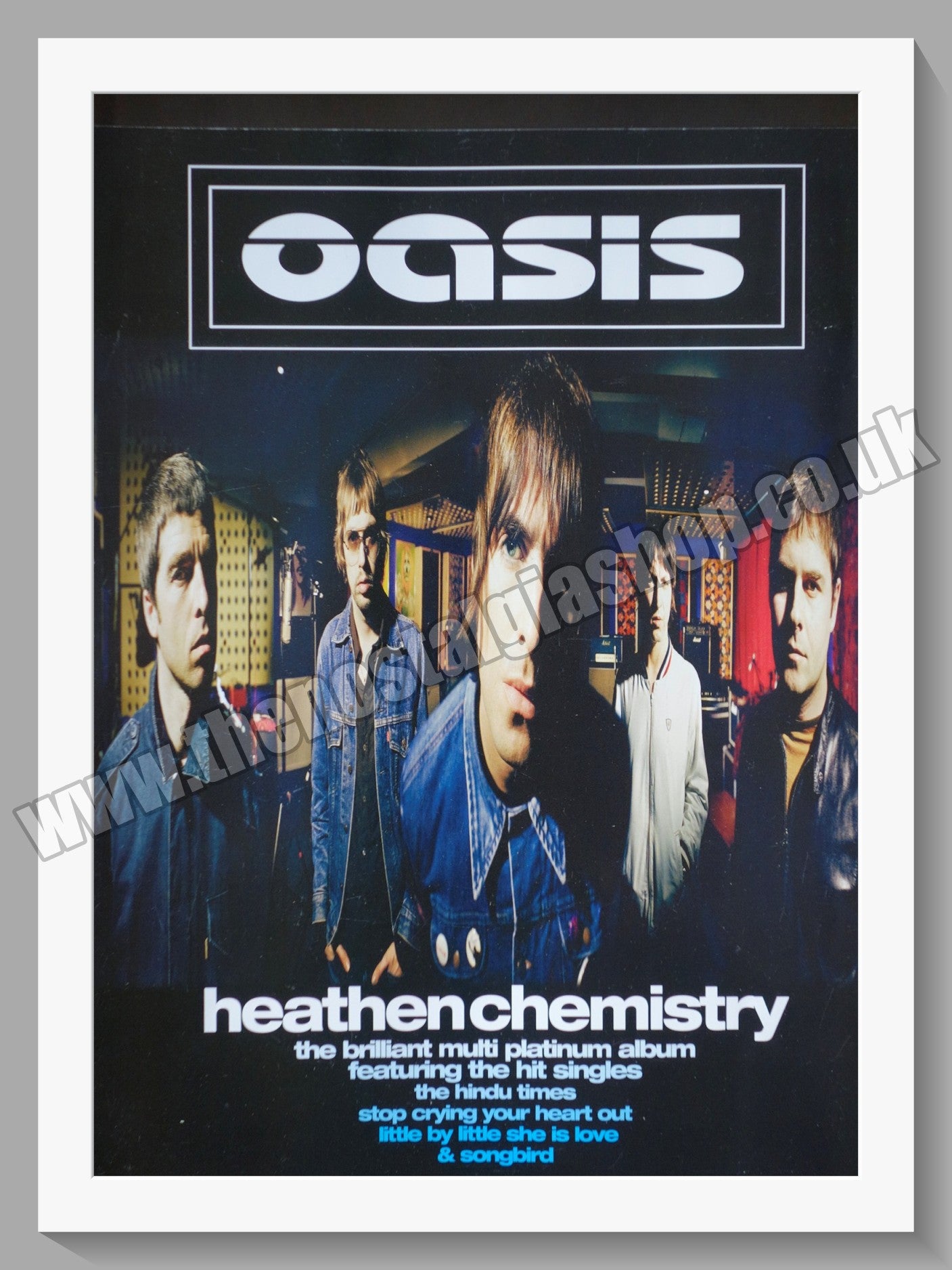 Oasis. Heathen Chemistry 2003. Original advert. (ref AD56476)