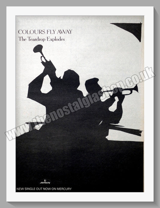 Teardrop Explodes. Colours Fly Away. Original Advert 1981 (ref AD14270)