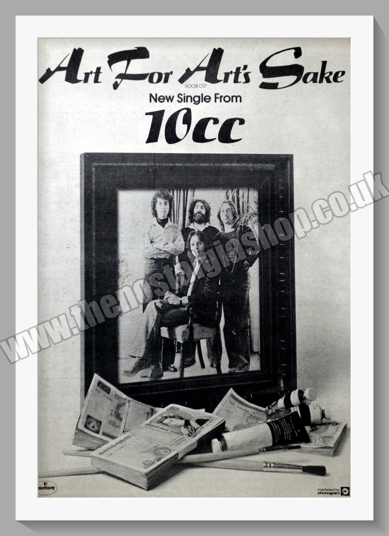 10cc Art For Art's Sake. Original Advert 1975 (ref AD14220)