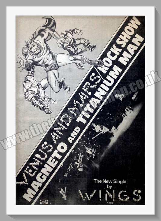 Wings. Venus And Mars. Vintage Advert 1975 (ref AD14294)