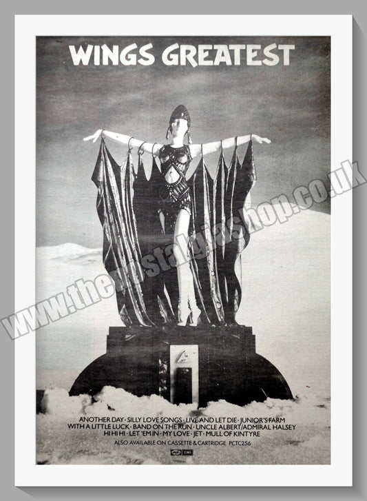 Wings. Wings Greatest. Vintage Advert 1978 (ref AD14307)