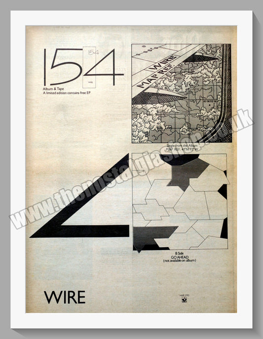 Wire. 154. Original Vintage Advert 1979 (ref AD14347)