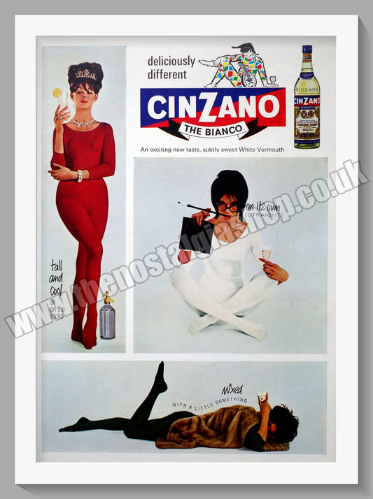 Cinzano Bianco. Original Advert 1968 (ref AD300201)