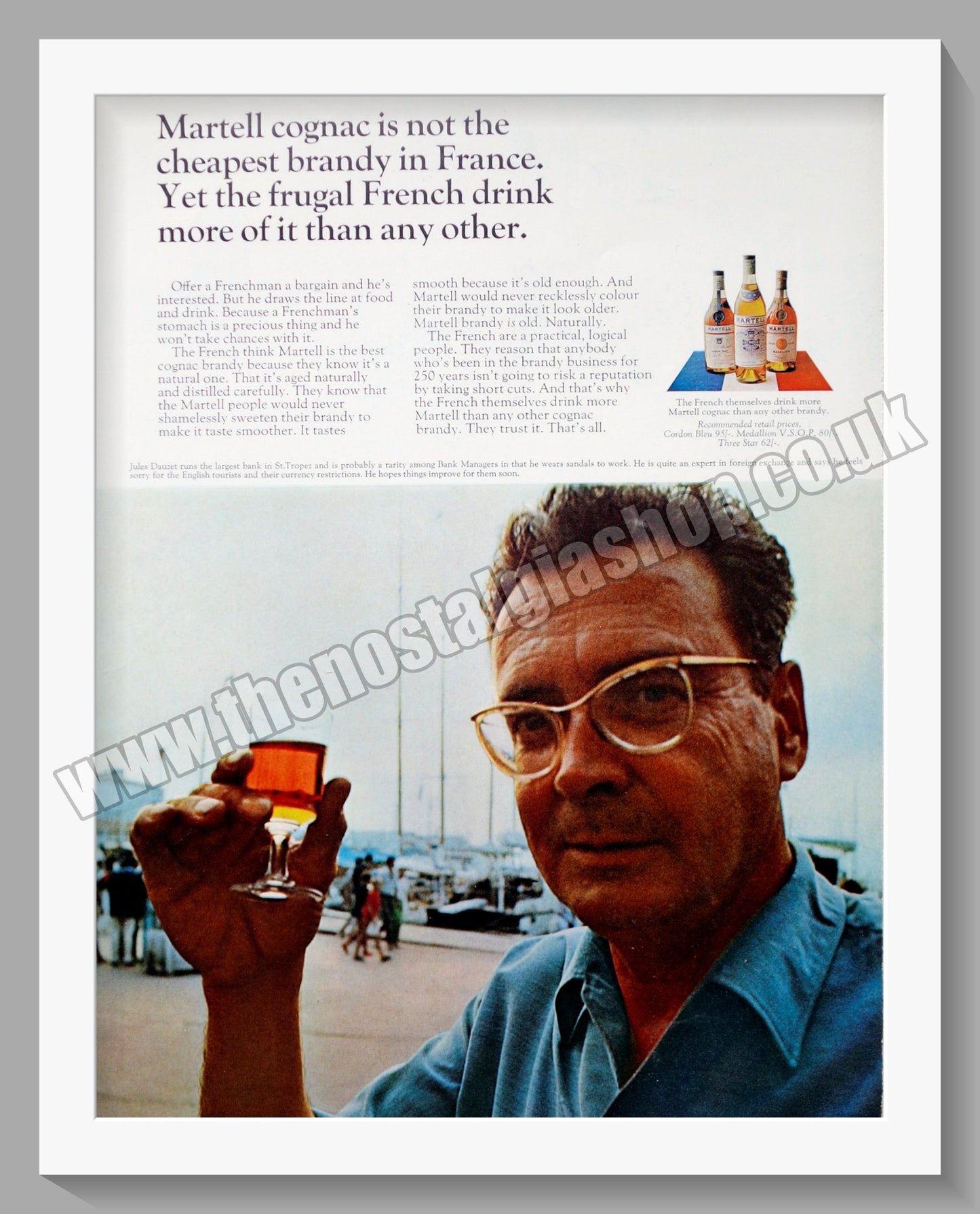 Martell Cognac. Original Advert 1967 (ref AD300235)