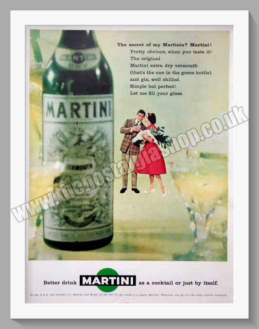 Martini Vermouth. Original Advert 1960 (ref AD300261)