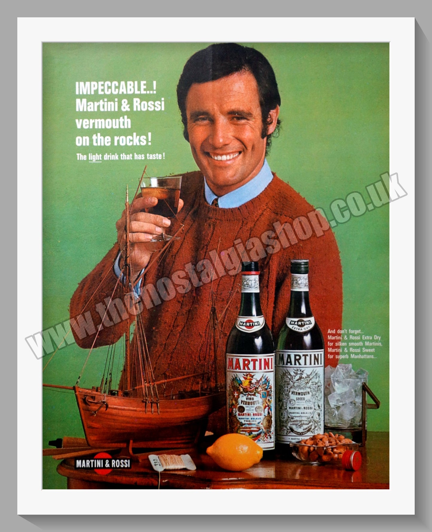 Martini Vermouth. Original Advert 1968 (ref AD300289)