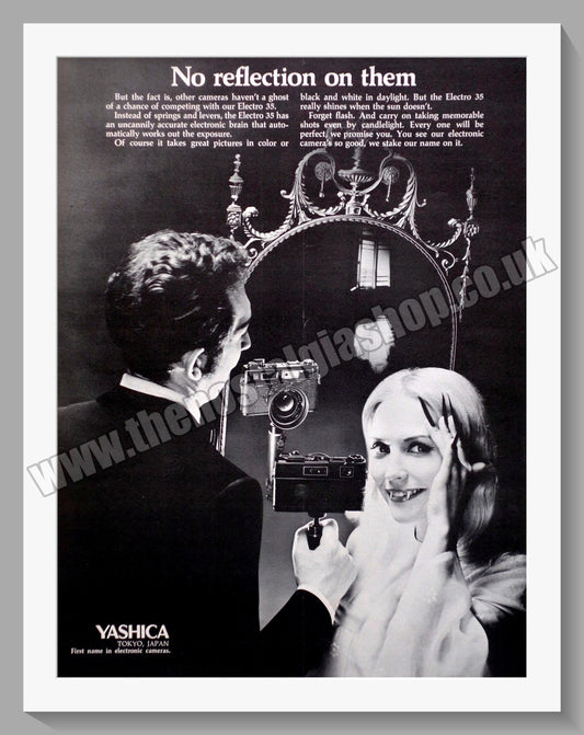 Yashica Electro 35 Camera. Original Advert 1969 (ref AD300322)