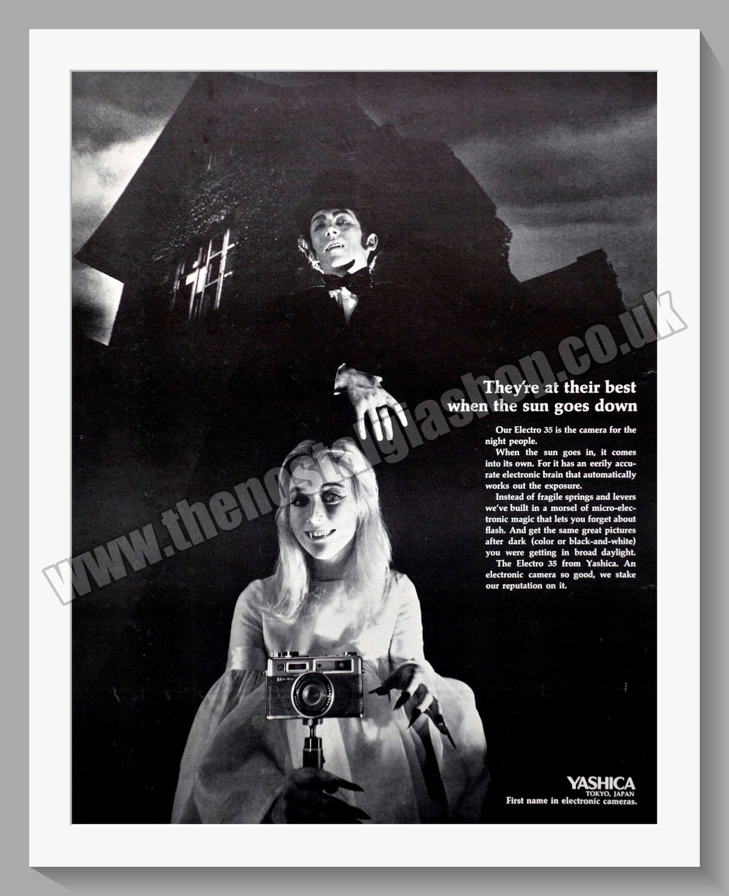 Yashica Electro 35 Camera. Original Advert 1969 (ref AD300323)