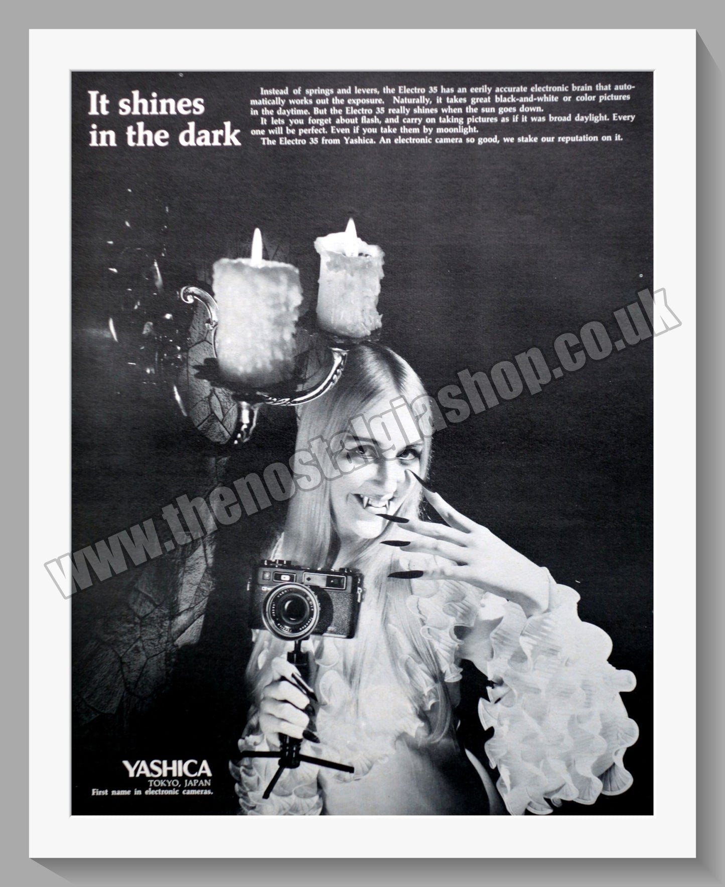 Yashica Electro 35 Camera. Original Advert 1969 (ref AD300324)