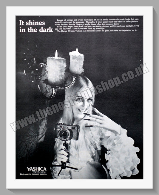 Yashica Electro 35 Camera. Original Advert 1969 (ref AD300324)