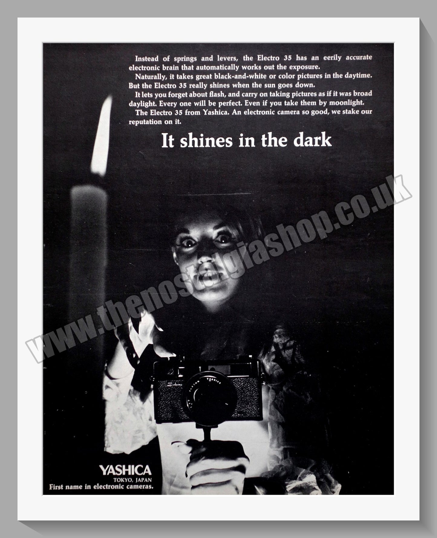 Yashica Electro 35 Camera. Original Advert 1969 (ref AD300325)
