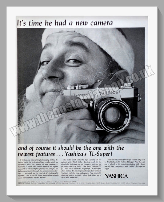 Yashica TL Super Camera. Original Advert 1966 (ref AD300332)