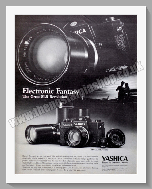 Yashica TL Electro-X Camera. Original Advert 1970 (ref AD300336)