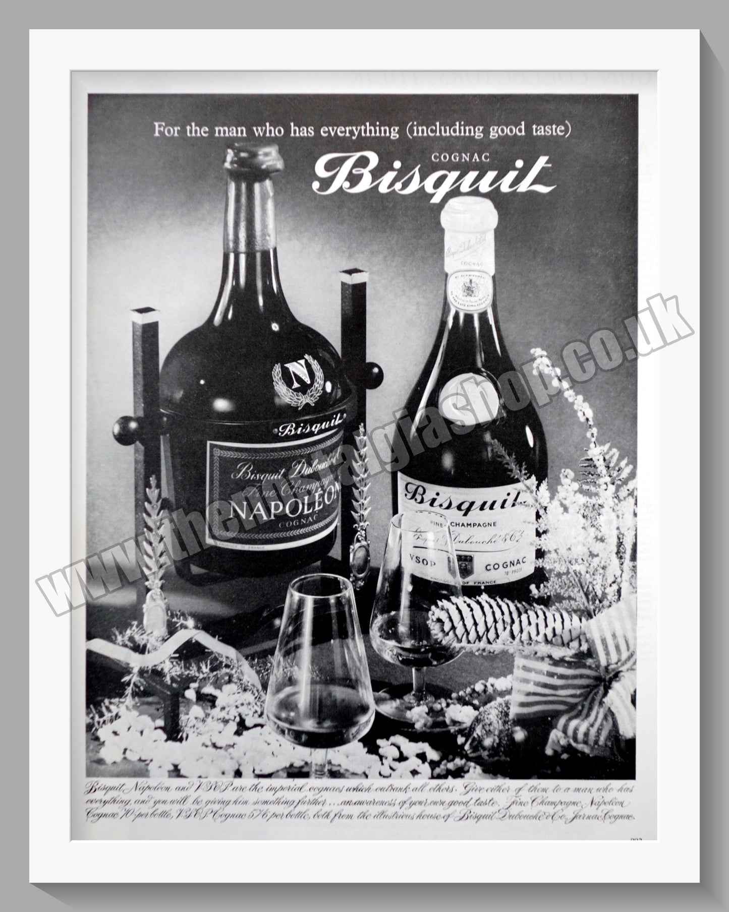 Bisquit Cognac. Original Advert 1960 (ref AD300395)