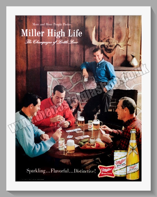 Miller High Life Beer. Original Advert 1964 (ref AD300451)