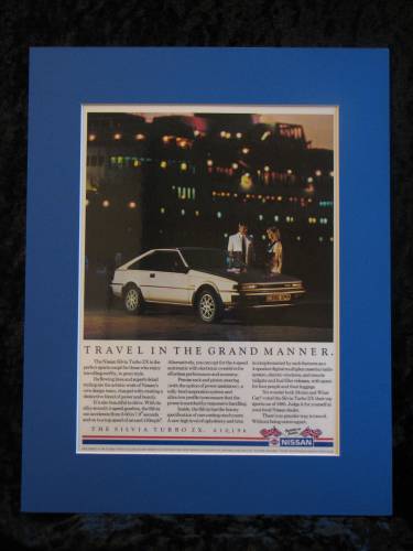 Nissan Silvia Turbo ZX. original advert 1986