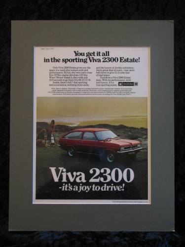 VAUXHALL VIVA 2300 estate original advert 1973