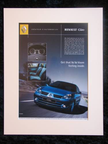 Renault Clio. Original advert 2002 (ref AD153)