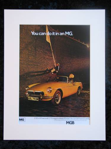 MG original advert 1974 MGB (ref AD155)