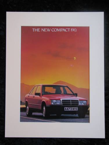 MERCEDES 190 original advert 1983 (ref AD172)