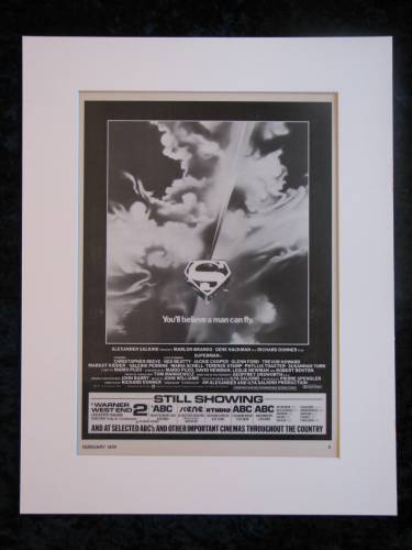 SUPERMAN original advert 1979 (ref AD185)