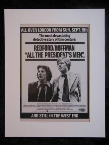 All The President's Men. Original advert 1976 (ref AD193)