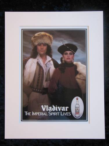 VLADIVAR VODKA   original advert 1986 (ref AD213)