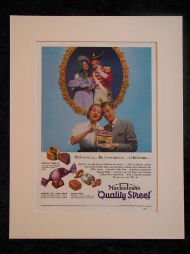 Quality Street Chocolates Original advert 1955 (ref AD243)