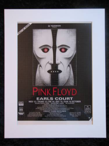 PINK FLOYD Earls Court 1994 original advert  (ref AD261)