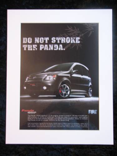 FIAT PANDA original advert 2007 (ref AD262)
