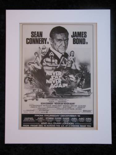 Never Say Never Again  Original advert 1984 (ref AD268)