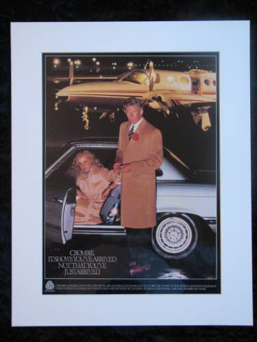 CROMBIE  WOOL COAT original advert 1982 (ref AD272)
