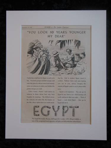 EGYPT  original advert 1938  (ref AD288)