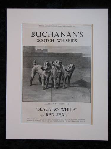 Buchanans Scotch Whiskies. Original advert 1915  (ref AD297)