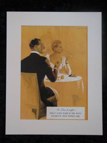Wills Golden Flake. Set of 2 Original adverts 1939  (ref AD303)