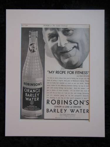 ROBINSONS BARLEY WATER original advert 1939  (ref AD305)