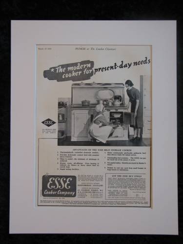 ESSE COOKERS original advert 1939  (ref AD310)