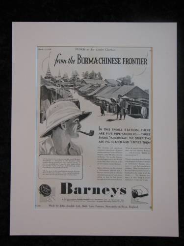 BARNEYS TOBACCO original advert 1939  (ref AD311)